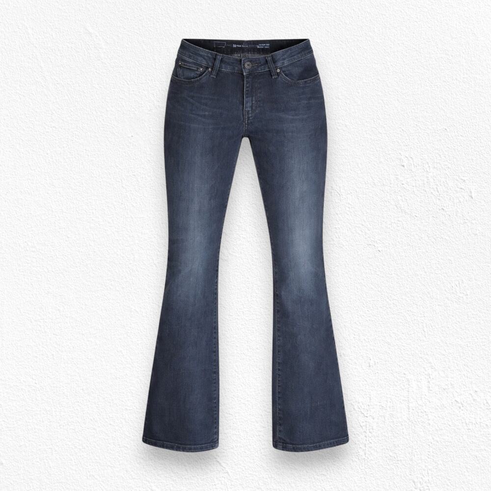 Levi's Dark Indigo Blue Bold Curve Modern Rise Skinny Bootcut Jeans Size 29
